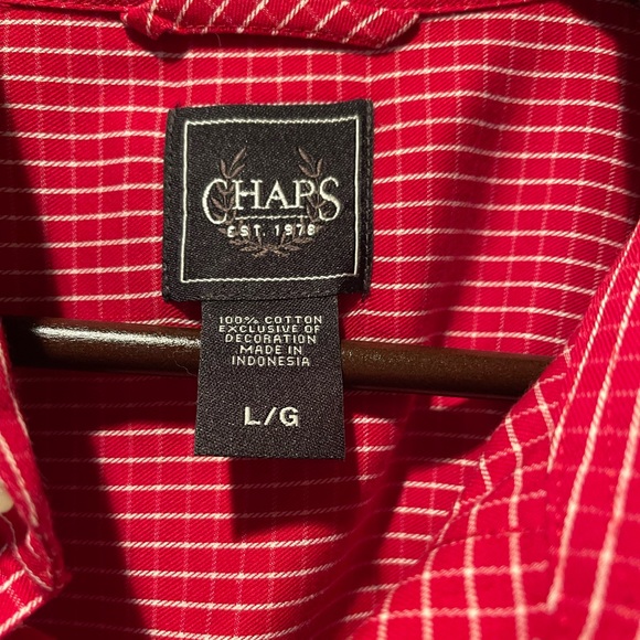 Men’s Chaps Long-Sleeve Button-Down - Picture 3 of 3